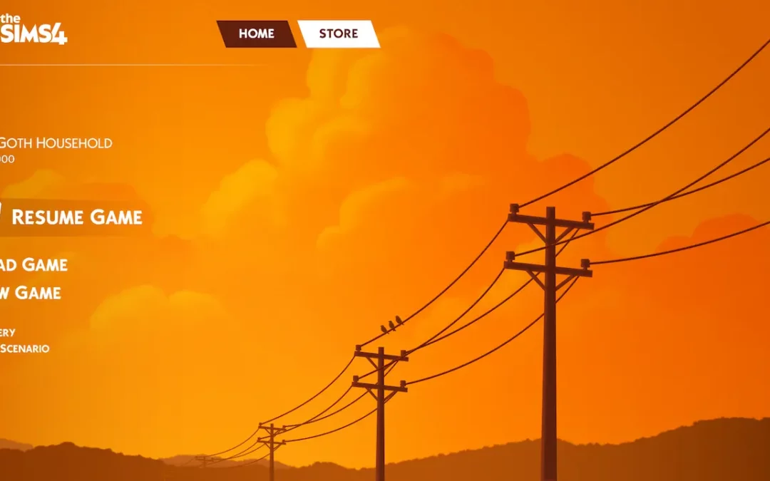 Refreshed Main Menu: Golden Memory