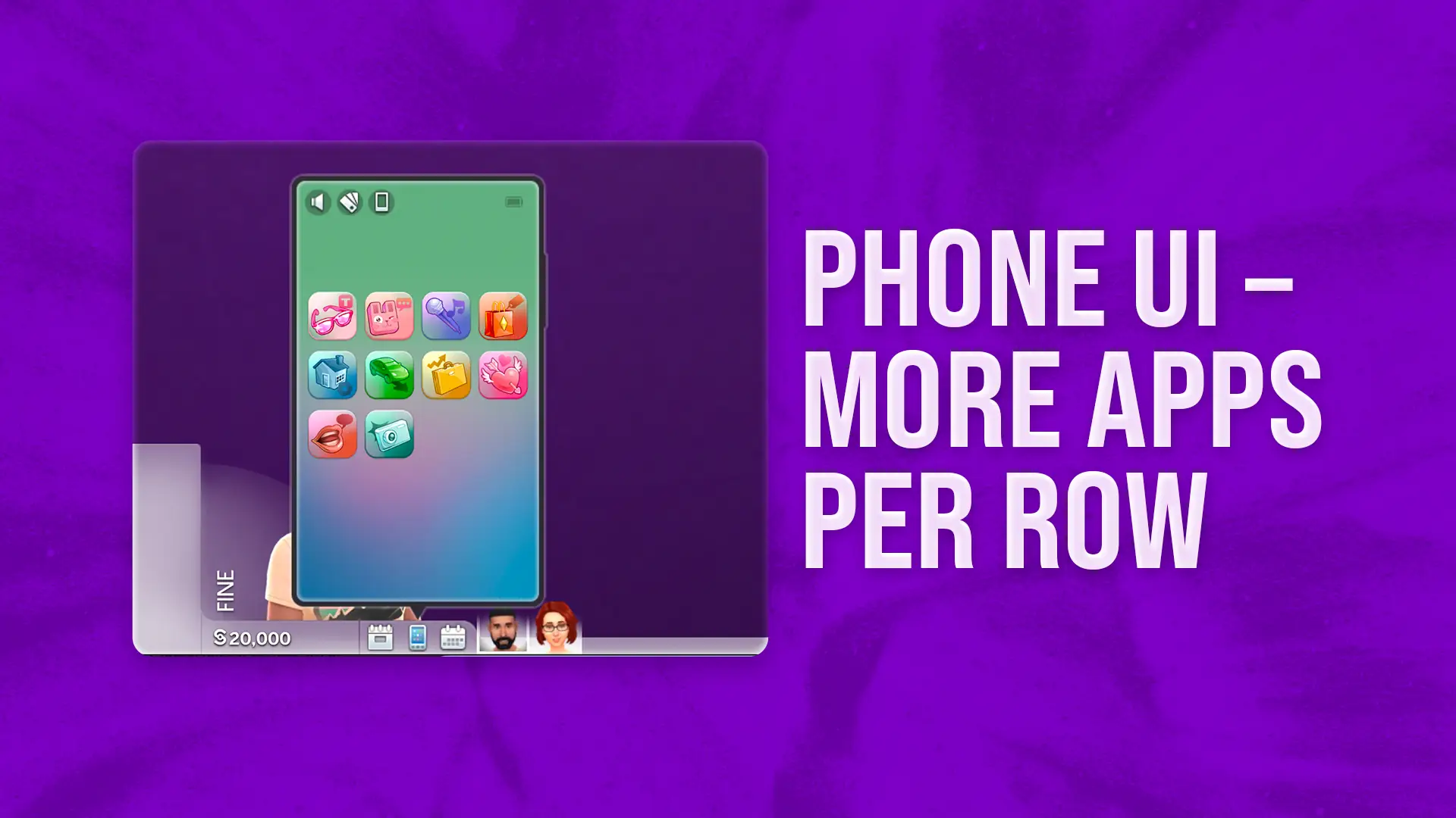 Phone UI - More Apps Per Row