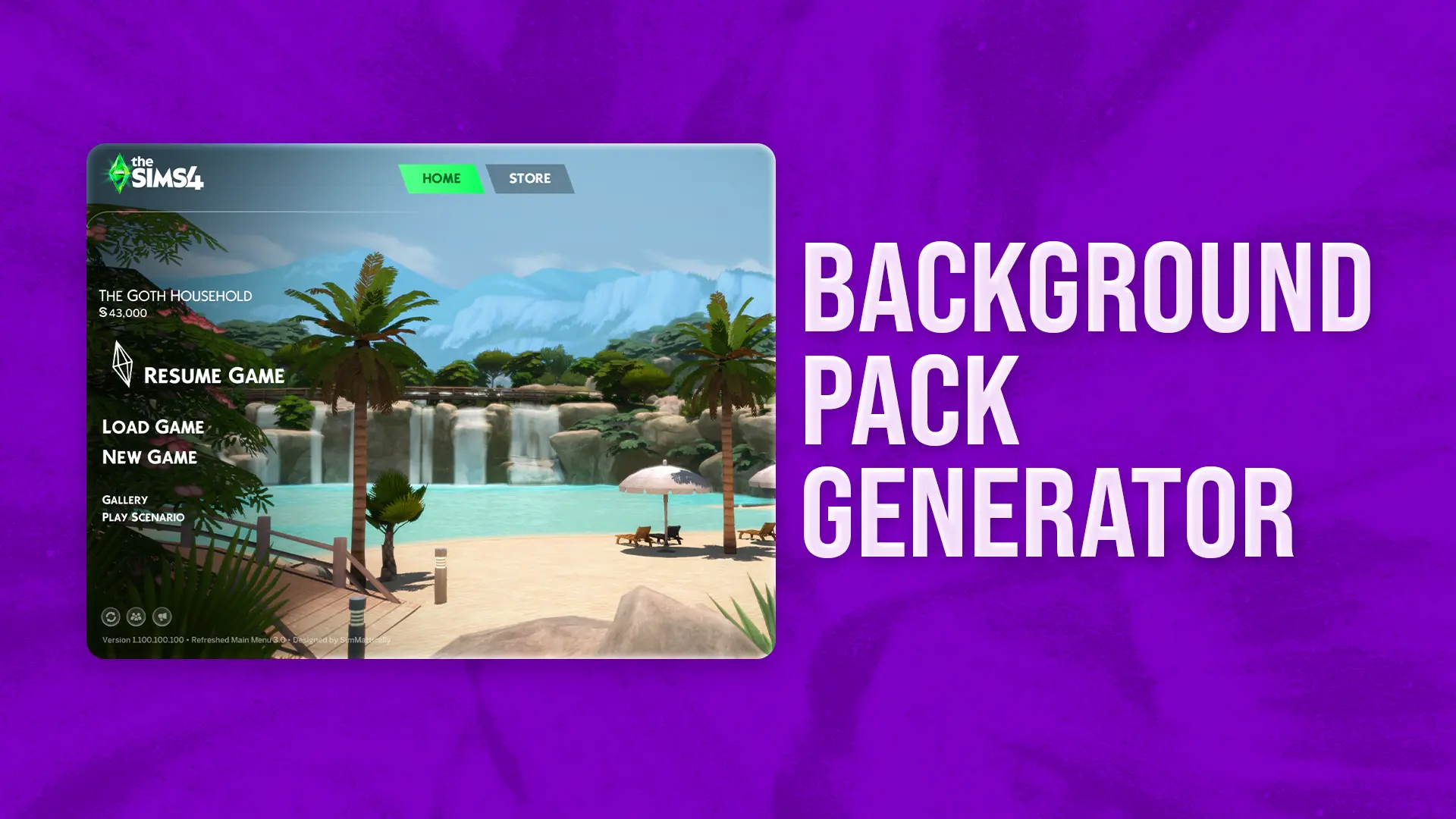 Background Pack Generator