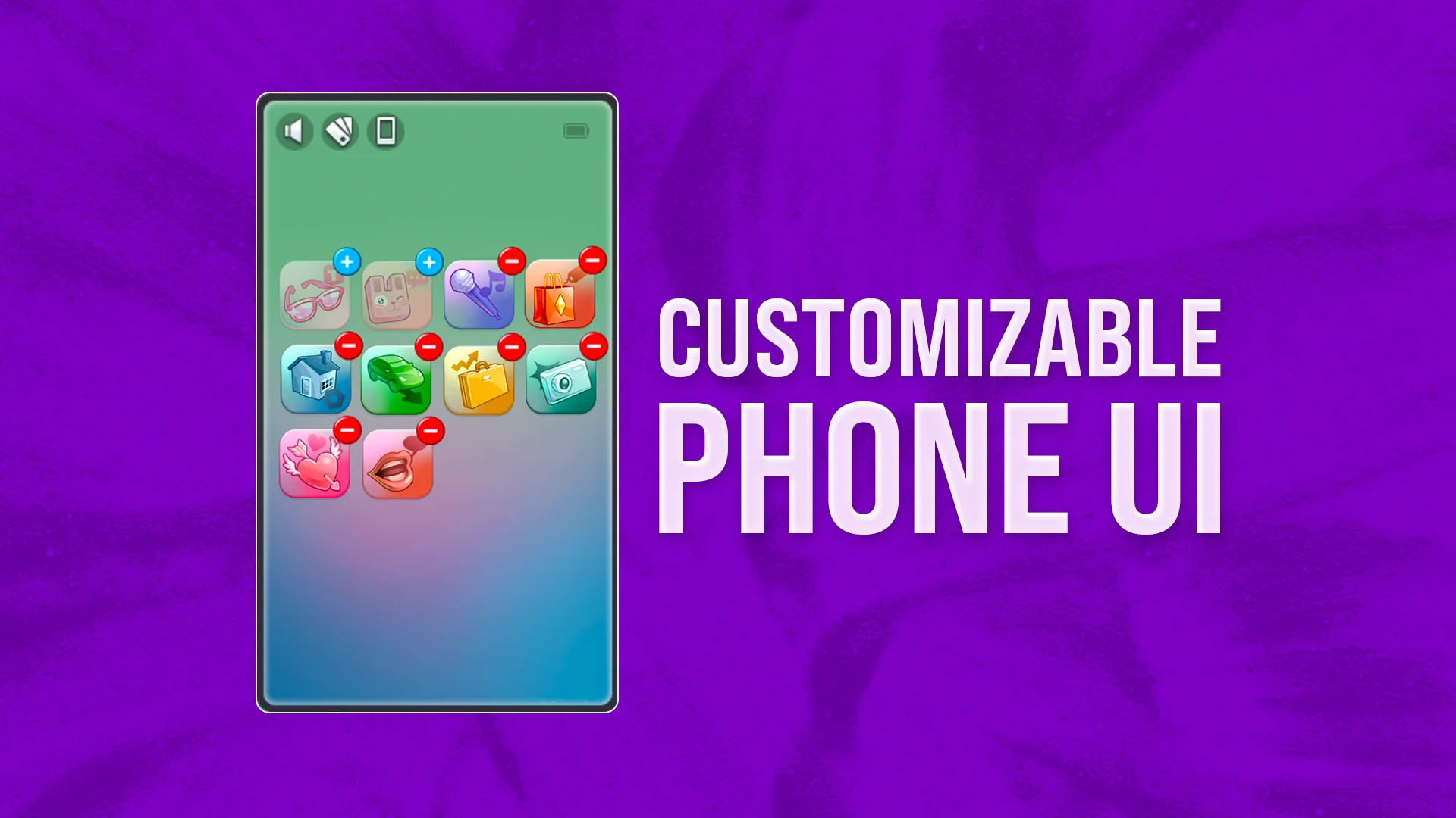 Customizable Phone UI